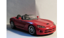 Dodge Viper, масштабная модель, BBurago, scale24