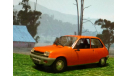 RENAULT R 5 orange boite plexi, масштабная модель, Atlas, scale43