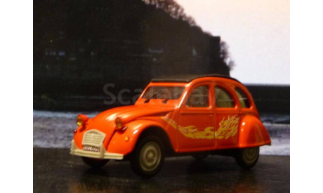 CITROEN 2 CV 6 ROUGE Norev, масштабная модель, Citroën, scale43