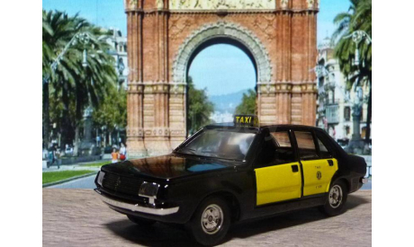 Renault 18 taxi, масштабная модель, Solido, scale43
