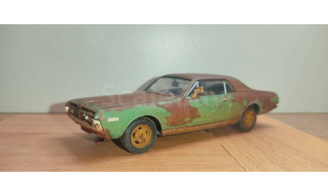 Mercury Cougar 1967 burn find со следами эксплуатации, масштабная модель, Ralff Models, scale43