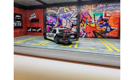 Rollin Ford Crown Victoria NFS Police APAxpo, масштабная модель, 1:64, 1/64