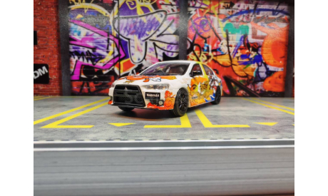 ModernArt Mitsubishi Lancer Evolution X, масштабная модель, TimeMicro, scale64
