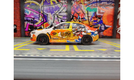 ModernArt Mitsubishi Lancer Evolution X, масштабная модель, TimeMicro, scale64