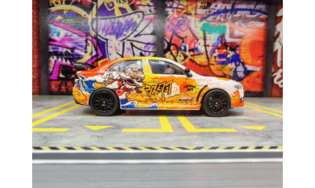 ModernArt Mitsubishi Lancer Evolution X, масштабная модель, TimeMicro, scale64