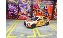 ModernArt Mitsubishi Lancer Evolution X, масштабная модель, TimeMicro, scale64