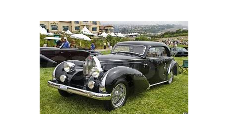 Bugatti T57 Pillarless Coupe Paul Nee (57397), 1947, Chromes (Ilario), масштабная модель, scale43