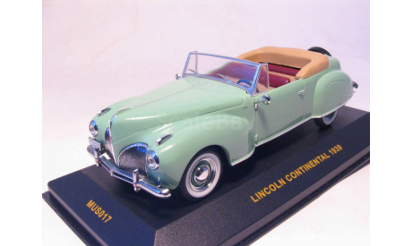 Lincoln Continental, 1939,  IXO, масштабная модель, 1:43, 1/43