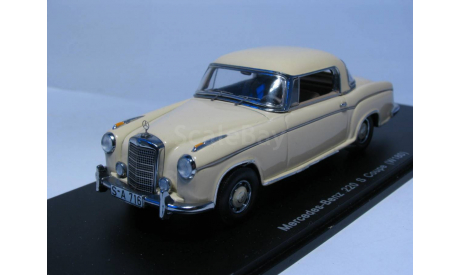 Mercedes-Benz 220 S Coupe (W180), Spark, масштабная модель, scale43