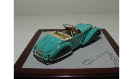 Delahaye 135MS Cabriolet (sn60173) Figoni & Falaschi, 1939, масштабная модель, Ilario, 1:43, 1/43