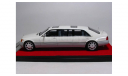 Mercedes-Benz 600SEL (W140) Pullman-Limousine, 1992 год, China Hand-made, масштабная модель, scale43