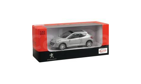 Peugeot 207, масштабная модель, Rastar, scale43