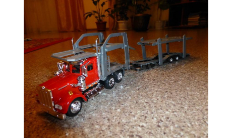 Kenworth W900, автовоз, масштабная модель, 1:43, 1/43