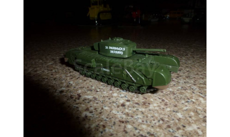 Русские танки №64 - Черчилль Mk IV, журнальная серия Русские танки (GeFabbri) 1:72, 1/72