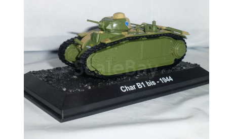 Танки Мира №4 B1 bis, журнальная серия Танки Мира 1:72, 1/72