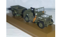 Jeep Willys MB с прицепом, Atlas, масштабная модель, 1:43, 1/43