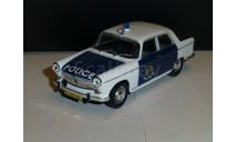 Полицейские Машины Мира №47 - Peugeot 404, журнальная серия Полицейские машины мира (DeAgostini), 1:43, 1/43