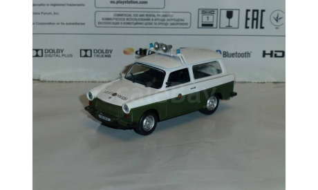 Полицейские Машины Мира №23 Trabant Kombi, журнальная серия Полицейские машины мира (DeAgostini), 1:43, 1/43