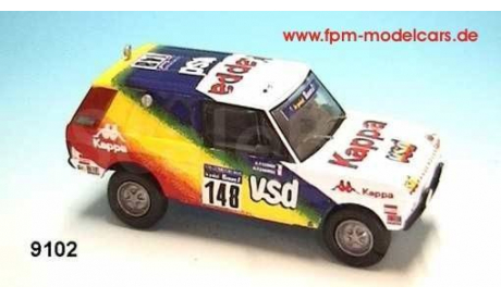 Miniature Gaffe 1/43 - Range Rover VSD Dakar #240 - Kit Monté En Résine - Bon état