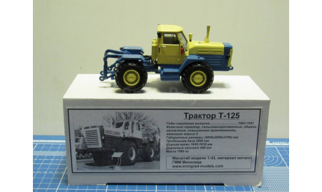 Т-125 Миниград, масштабная модель, 1:43, 1/43