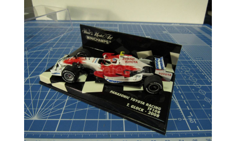 F1 TOYOTA TF108  1/43 Minichamps, масштабная модель, 1:43