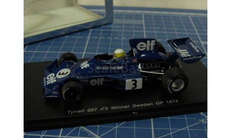 GP Tyrrell 007 1/43 Spark, масштабная модель, 1:43