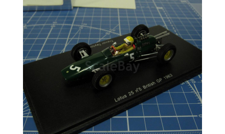 GP Lotus 25 1/43 Spark, масштабная модель, 1:43