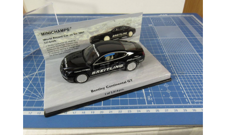 Bentley Continental GT 1/43 Minichamps, масштабная модель, 1:43