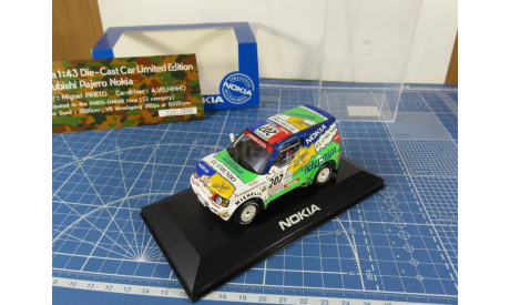 Mitsubichi Pajero Dakar NOKIA 1/43 IXO, масштабная модель, Mitsubishi, DeAgostini Rally Car Collection (by IXO), 1:43