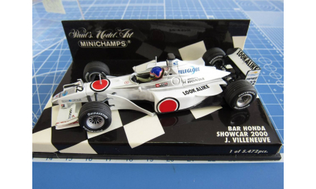 F1 -BAR HONDA  1/43 Minichamps, масштабная модель, 1:43