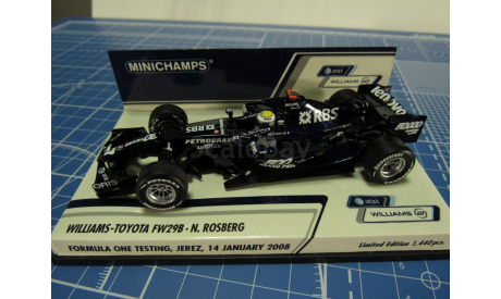 F1 -WILLIAMS TOYOTA FW98B 2008 1/43 Minichamps, масштабная модель, 1:43