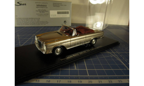 Mercedes 280 SE 3.5 Cabrio (W111) 1/43 Spark, масштабная модель, 1:43, Mercedes-Benz