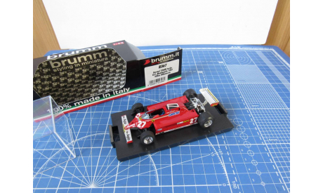 F1 Ferrari 126CK Turbo 1981 1/43 Brumm, масштабная модель, 1:43