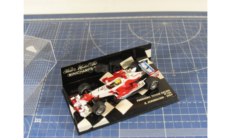 F1 Panasonic Toyota TF 106 R.Schumacher 1/43 Minichamps, масштабная модель, scale43