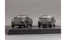 DIP Models набор из 2-х Кабриолетов НАМИ-412314-01, г. Москва 2019, масштабная модель, scale43