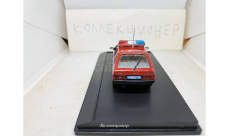 ваз 2109 дпс милиция конверсия, масштабная модель, Автолегенды СССР журнал от DeAgostini, scale43