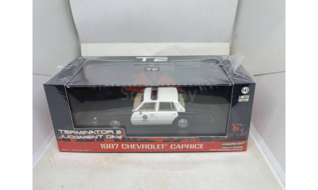 CHEVROLET Caprice Police 1987 (к/ф Терминатор 2: Судный день), масштабная модель, Greenlight Collectibles, scale43