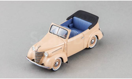 КИМ 10-50 кабриолет  ’кремовый’  dip models, масштабная модель, scale43