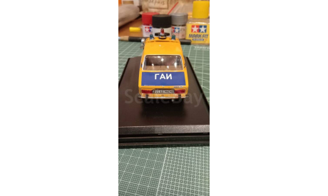 Ваз 2106 милиция (конверсия) в масштабе 1:43, масштабная модель, scale43