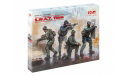 Команда S.W.A.T.  (4 фигуры), миниатюры, фигуры, ICM, scale24