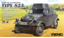 German Pkw.K1 Kubelwagen Type 823 1/35, сборная модель автомобиля, Meng, scale35