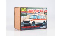 Автомобиль ВАЗ-2131-05, сборная модель автомобиля, AVD Models, scale43