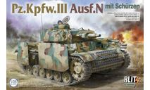 Pz.Kpfw.III Ausf.N (1:35), сборные модели бронетехники, танков, бтт, TAKOM, scale35