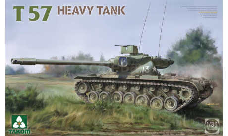 T57 Heavy Tank 1/35, сборные модели бронетехники, танков, бтт, TAKOM, scale35