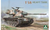 T58 Heavy Tank 1/35, сборные модели бронетехники, танков, бтт, TAKOM, scale35