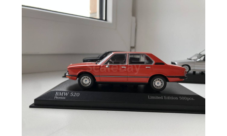 Bmw  520 e12 minichamps, масштабная модель, scale43