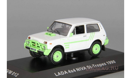 ВАЗ 2121 Lada 4X4 Niva St-Tropez (1990), белый / зеленый, масштабная модель, Нива, VMM/VVM, 1:43, 1/43