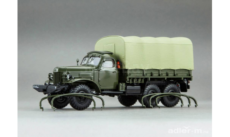 ЗИЛ 157К с лебедкой и тентом, масштабная модель, 1:35, 1/35