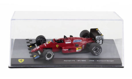 Ferrari F1-87/88C #28 1988 Gerhard Berger, масштабная модель, Altaya F1, scale43