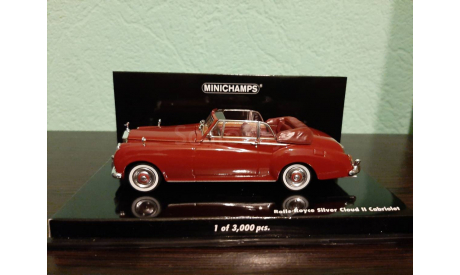 Rolls Royce Silver Cloud II Cabriolet 1960, масштабная модель, Rolls-Royce, Minichamps, scale43